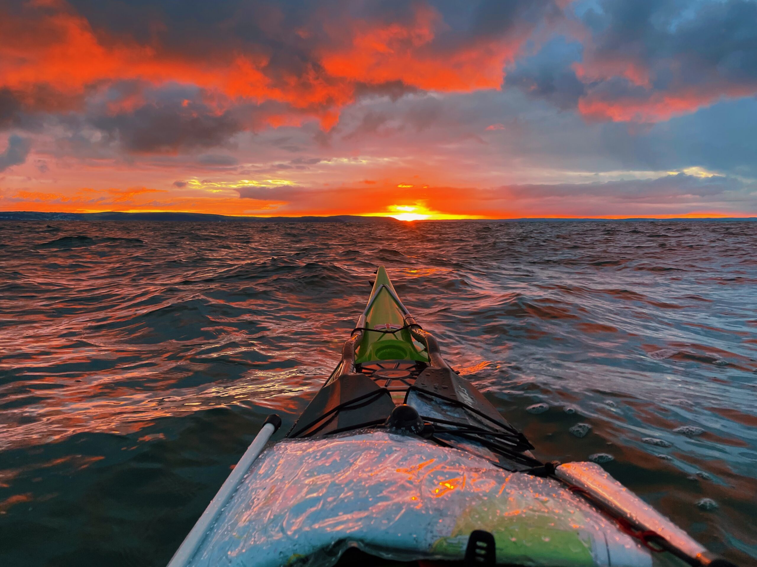 Sea Kayaking Lee Bay to Lundy Sun Rise