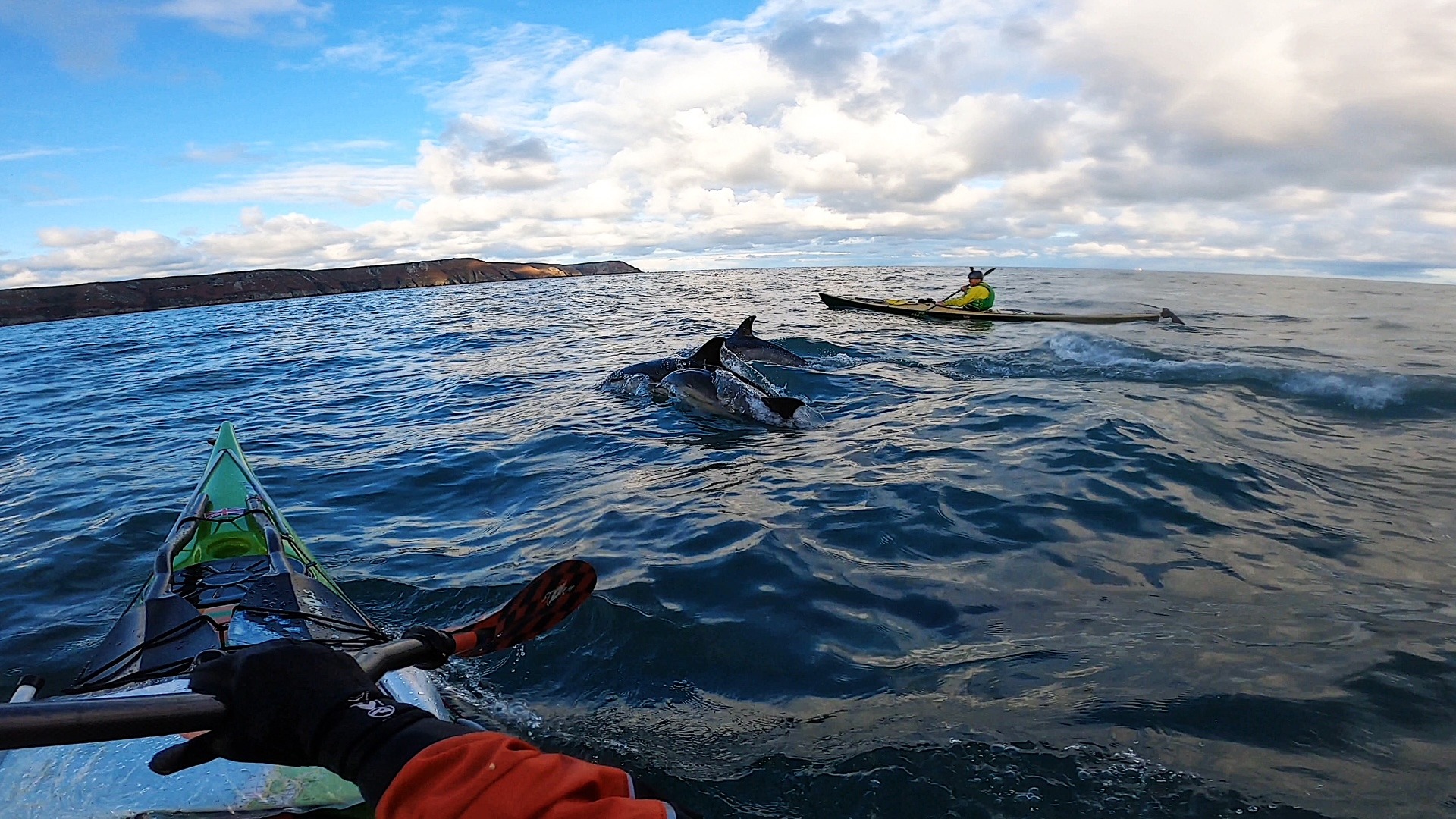 Sea Kayak Crossing - Lee Bay to Lundy with Dolphins